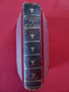 1903 HIGHWAYS AND BYWAYS IN SOUTH WALES / BRADLEY / MAP / LEATHER / ILLUSTARTED - Picture 1 of 14