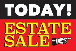 Estate Sale Yard Sign - Estate Sale Lawn Sign - Estate Sale Arrow Sign - Picture 1 of 3