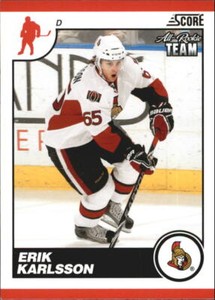 2010-11 Score Glossy #347 Erik Karlsson - NM-MT