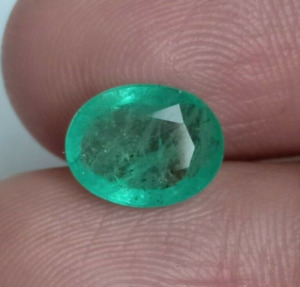 Natural Zambia Emerald Stone Faceted Stone Emerald Ring Size Top Quality Stone