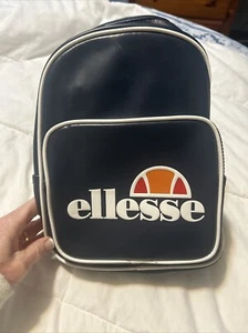 Ellesse Tennis Kunstleder Mini Miniatur Rucksack Handtasche EUC - Bild 1 von 11
