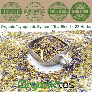 22 LYMPHATIC HERBS TEA Blend - Natural LYMPH CLEANSE - LYMPHATIC VESSELS Support - Picture 1 of 16
