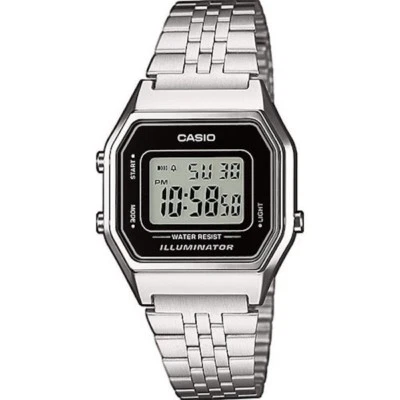 CASIO LA680WA-1DF OROLOGIO DONNA ACCIAIO DIGITALE NERO SOTTOCOSTO - Immagine 1 di 2