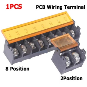 1Pcs 2/8 Position PCB Wiring Terminal Wire Holder 20A 300V Divider Circuit Board - Picture 1 of 7