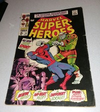 Marvel Super-Heroes #14 Amazing Spider-Man story 1st jack kirby work art 1967