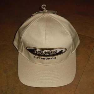 Pittsburgh Pirates hat VINTAGE 90's Mint nwt NEW w/ tag SHARKTOOTH Logo Athletic - Picture 1 of 1