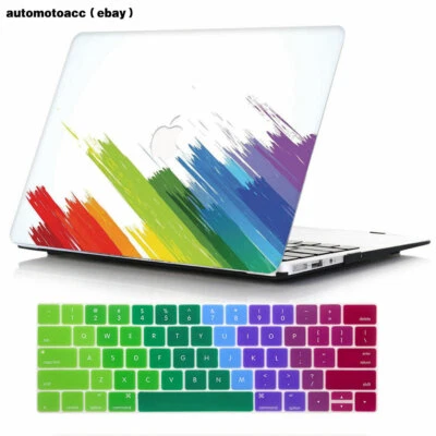 抽象彩色保护壳 适用于 Macbook M2 M3 M4 CPU Air 15 13 Pro 14 16 11 12 英寸 2024 — 第 1/4 张图片