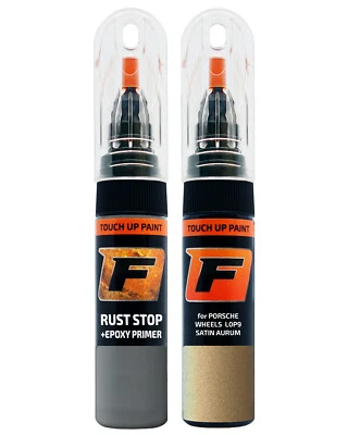 FIRANTO para RUEDAS PORSCHE SATIN AURUM PINTURA RETOQUE BORDILLO REPARACIÓN ARAÑAZOS GT3 GT TURBO