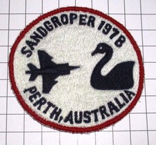 USAF AIR FORCE MILITARY PATCH 1978 SANDGROPER EXERCISE AUSTRAILIA