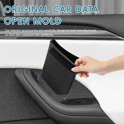 Bandeja organizadora moldura manija puerta Tesla modelo X 2021 2022 2023 2024 Foto 1 de 4