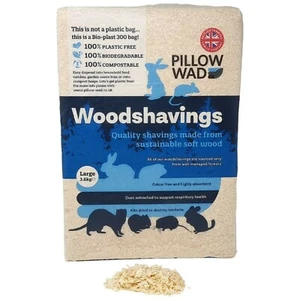Pillow Wad Wood Shavings Small Animal Bedding 100% Biodegradable 3.6kg - Picture 1 of 2