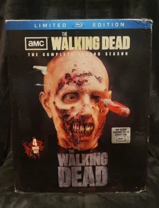 Walking Dead Season 2 Sealed Blue Ray Collectors Edition With Zombie Head Statue - Imagen 1 de 24