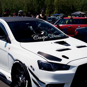 Calcomanía de vinilo reflectante Carpe Diem para automóvil - Pegatina para parabrisas para SUV, camión, auto - Imagen 1 de 2
