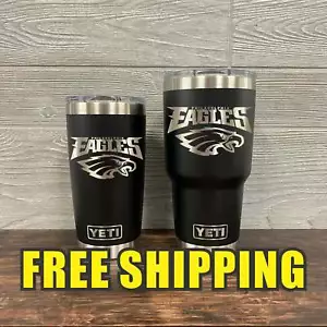 Philadelphia Eagles Personalized Custom Engraved Tumbler cup - YETI 20oz or - Picture 1 of 7