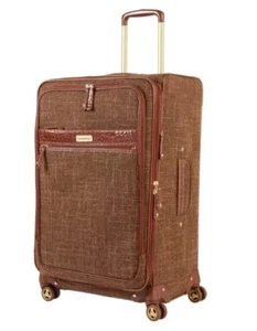 Samantha Brown Vintage Tweed 30" Spinner Luggage - Brown-NWT - Picture 1 of 7