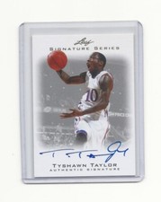 2012-13 Leaf Signature Series Tyshawn Taylor Auto Card # BA-TT 2