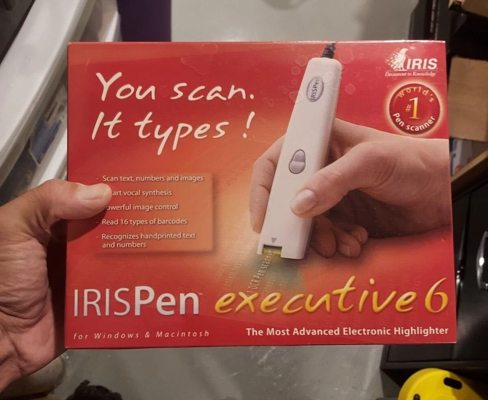 Iris Pen Executive 6 Electronic Scanner Highlighter Windows & Mac OS SEALED - Image 1 of 1