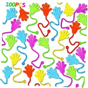 Glitter Sticky Hands Party Favors for Kids Birthday Supplies Goodie Bag 100PCS - Picture 1 of 8