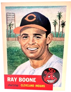 RAY BOONE #25 ~ 1953 TOPPS Archives INDIANS Shortstop excellent condition - Picture 1 of 2