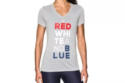 Womens Under Armour Tech Freedom heatgear  Tee shirt size Medium - Image 1 of 4