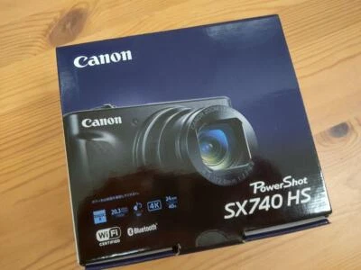 Canon PowerShot SX740 HS Black Compact Digital Camera From JPN Unused  - Image 1 of 4