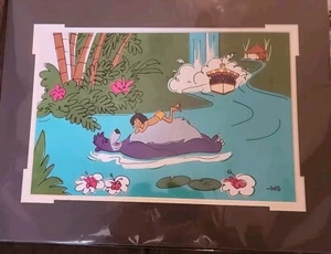 Art of Disney Parks The Jungle Cruise Print Will Gay Baloo Mowgli 'Jungle Life' - Picture 1 of 4