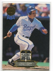 1993 Leaf Heading for the Hall #7 George Brett Royals