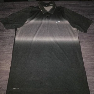 Nike Tiger Woods Dri Fit Golf Poloshirt Herren Large Grau Ombre Kurzarm - Bild 1 von 10