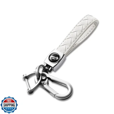 Llavero Mosquetón Gkeygo, Universal Tejido de Alta Resistencia Hecho a Mano Cuero Llave Ch Foto 1 de 4