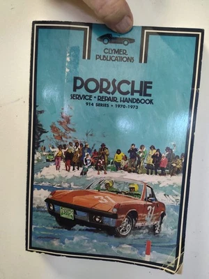 Manual de reparación de servicio Porsche Clymer Publications 1973 serie 914 1970-1973 Foto 1 de 4
