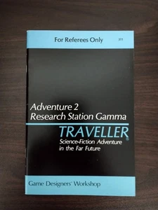 Traveller RPG Adventure 2 Research Station Gamma 1980 GDW new - Picture 1 of 1