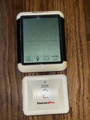 ThermPro Digital Thermometer Wireless Indoor Outdoor Temperature Humidity Meter - Image 1 of 4