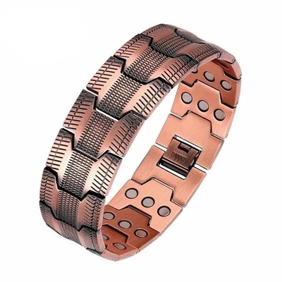 Rot-Bronze Ultra Magnet-Armband mit Kupfer-Charisma – Unisex Wellness-Schmuck - Bild 1 von 4