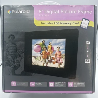 Polaroid 8" Picture Frame  PDF-825 Memory Card - Image 1 of 4