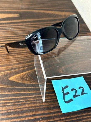 Gafas de sol Ray-Ban Jackie Ohh RB4101 601/T3 unisex pulidas negras mariposa Foto 1 de 4