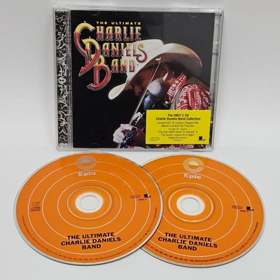 The Ultimate Charlie Daniels Band 2-CD Set 2002 Epic Legacy VG+ Country Rock Foto 1 de 3