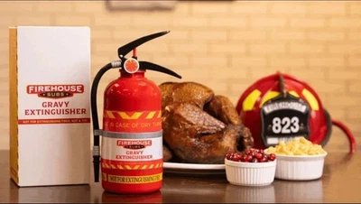 IN-HAND!  Firehouse Subs Gravy Extinguisher - Thanksgiving - Image 1 of 2