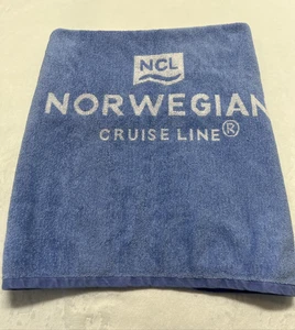 Telo mare piscina NCL Norwegian Cruise Line blu 34 x 62" - Foto 1 di 15