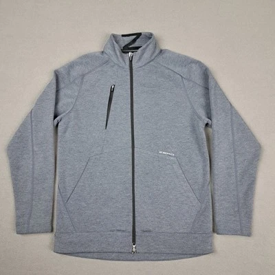 Zero Restriction Jacket Mens Small Gray Full Zip Stretch Golf Performance L399 - Image 1 of 4