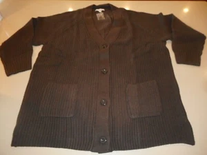 Women Within NEW Brown Knit Cardigan Size XL (22/24) - Picture 1 of 4
