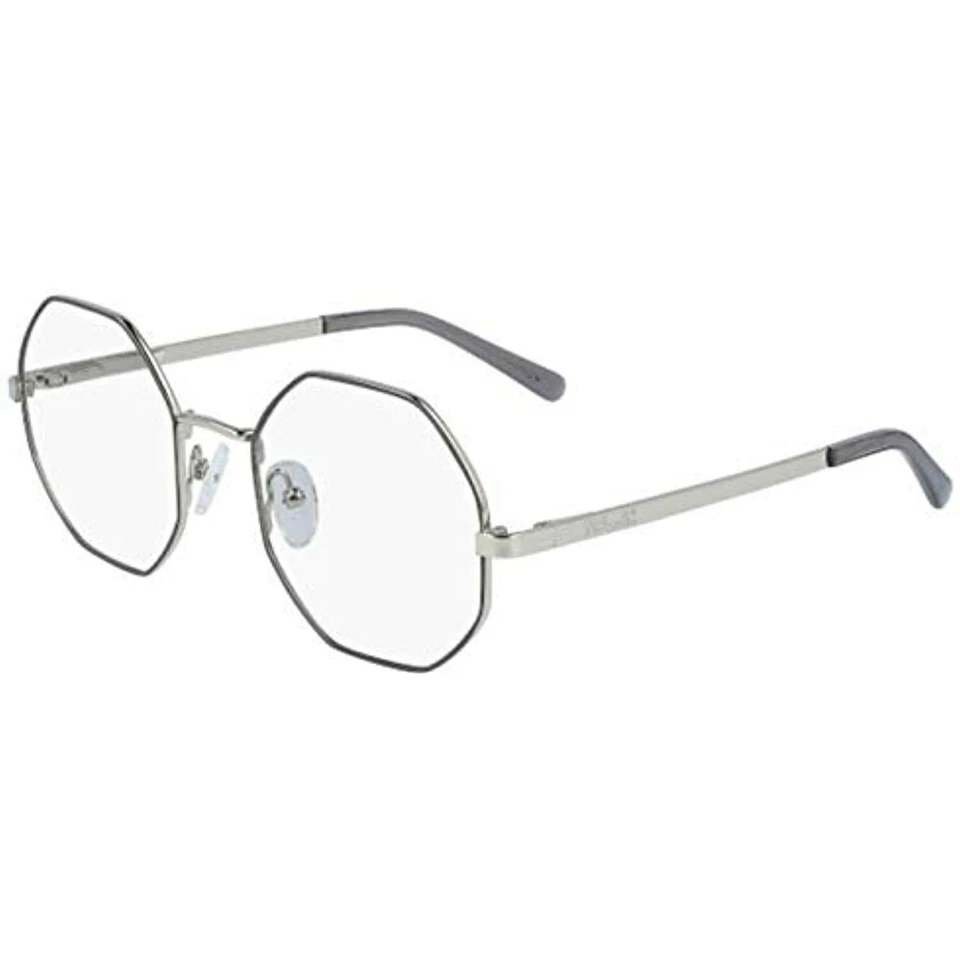 NEW Diane von Furstenberg DVF 8075 014 Charcoal Octagon Eyeglasses 50mm w/ Case - Image 1 of 1