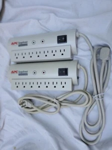 2X New APC PR07 Pro SurgeArrest Professional 7 Outlet Surge Protectors, Free S. - Picture 1 of 4