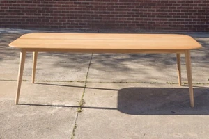 Dane Dining Table - Solid American Oak Timber - 4 Sizes - Picture 1 of 6