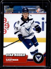2021-22 Upper Deck CHL Hockey Ethan Gauthier #357 Star Rookie Exclusives /100