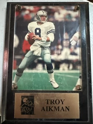 Troy Aikman Placa Dallas Cowboys Fútbol NFL 7x5 Foto 1 de 4