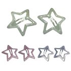 Glitter Star Hair Clip Sweet Hollowed Star Hair Pins Accessories for Women Girls