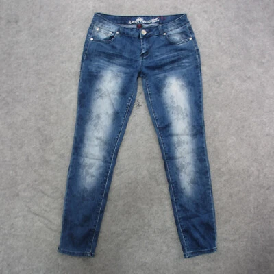Женские джинсы Almost Famous 10/11 Blue Stone Wash с заниженной талией Jegging - Изображение 1 из 4