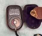 Vintage 1940’s Weston Master II Universal Exposure Meter Model 735 Leather Case