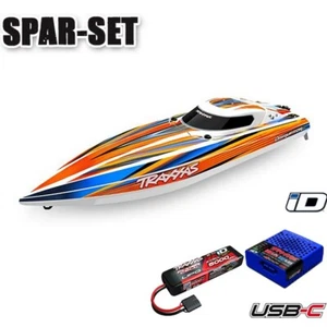 Traxxas 106064-4 Disruptor 26-Zoll V-Rumpf Rennboot - 3S LiPo Start-Set - orange - Bild 1 von 1