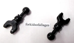 LEGO Hero Factory 90609 Arm Leg Ball Joint on Axle (Black) x2 - Picture 1 of 1